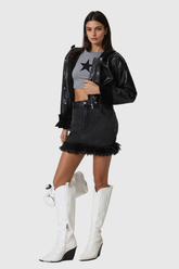 Agnaiyanke Deconstruct Kürk Kot Etek